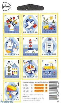 Postzegel echt Hollands (10 st.) h