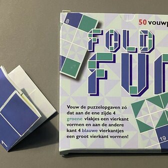 Fold Fun, 50 uitdagende vouwpuzzels voor jong en oud.