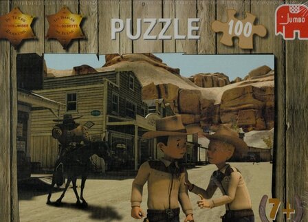 Suske en Wiske puzzel Texas rangers 100 stukjes Jumbo