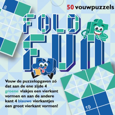 Fold Fun, 50 uitdagende vouwpuzzels voor jong en oud.