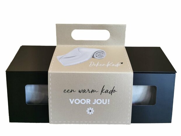 Deken Kado Fleece 140 x 180   Een Warm Kado voor Jou 