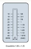 Nieten voor Combitacker 5,7 x 25 mm, 5000 stuks